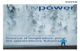 voith.comvoith.com/br/Voith_HyPower_01_2017_fr.pdf · ALLEMAGNE RESPONSABLE DU CONTENU : Kristine Adams Rédacteur en chef : Gudrun Köpf Équipe éditoriale : ... Hydro à Vancouver,