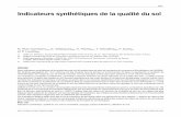 Indicateurs synthétiques de la qualité du sol - IRDhorizon.documentation.ird.fr/exl-doc/pleins_textes/divers17-01/... · especies) de la comunidad de invertebrados edáficos (RV