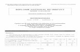 VICE-RECTORAT DE NOUVELLE-CALEDONIE … · page 1 sur 6 vice-rectorat de nouvelle-caledonie division des examens et concours centres de nouvelle-caledonie diplome national du brevet
