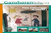 Ganshoreninfo n°ganshoren.be/fichiers/ganshoren-info_sep-2008.pdf · 2009-2012 pour le centre culturel “la ... le réaménagement du square du ... cours d’aquagym pendant une