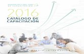 2016 CATÁLOGO DE CAPACITACIÓN - imf.org · catÁlogo de capacitaciÓn 2016 imf institute for capacity development pour le dÉveloppement des capacitÉs institut du fmi de capacitaciÓn
