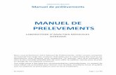 MANUEL DE PRELEVEMENTS - …laboratoirebarrandcolmar.fr/images/pdf/Manuel de prélèvement.pdf · Laboratoire Barrand Manuel de prélèvements Prélèvements vaginaux non oui*** oui