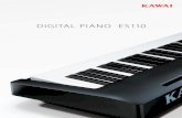 DIGITAL PIANO ES110 - kawai-global.com · Une excellente introduction à la gamme des pianos portables Kawai. Performances authentiques. Prix attractif. Depuis 90 ans, Kawai conçoit