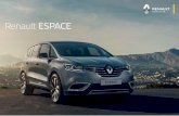 Renault ESPACE - japemasa.com · Amortiguación pilotada. Gracias a su amortiguación pilotada, Espace se adapta al relieve de la carretera, a la dinámica del vehículo y al modo