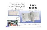 THERMOSTATS TAC- ELECTRONIQUES série TAC … · SCHEMA TRIAC 3 THERMOSTAT TAC 1001 N Thermostat TAC 1001 N E3 Ouvert Configuration des épingles E1 Fermé ...