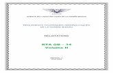 RTA GB 14 Volume II - aacgb.g · MANUELS DE L’OACI (mentionnés dans le présent Règlement) ... Manuel sur les systèmes de guidage et de contrôle de la circulation de surface