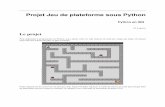 Projet Jeu de plateforme sous Python - …lycee.lagrave.free.fr/isn/projet/projet_jeu_labyrinthe.pdf · Projet Jeu de plateforme sous Python Python en ISN M. Lagrave Le projet Pour