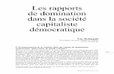 Les rapports de domination dans la société capitaliste ... · 216 LUC BOLTAnSki : LES RAPPORTS dE dOminATiOn exemple, dans celui du théâtre. Dans le domaine de l’emploi le mouvement
