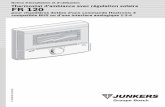 Notice d'installation et d'utilisation Thermostat d ...be-fr.documents.junkers.com/download/pdf/file/6720800807.pdf · Notice d'installation et d'utilisation Thermostat d'ambiance