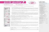 pink putty - detax.de · ou des matières plastiques peuvent inhiber le durcissement de pink putty (nous recommandons de porter des gants en nitrile ou en polyéthylène). ... Se