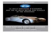 LA JOLLA CONCOURS D’ELEGANCE AND THE LA … · 11TH ANNUAL • LA OLLA CONCOURS D’ELEGANCE ... La Jolla Concours d’Elegance and The La Jolla Motor Car Classic at ... British