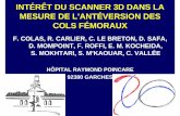 Intérêt du scanner 3D dans la mesure de l'antéversion …pe.sfrnet.org/Data/ModuleConsultationPoster/pdf/2008/1/e1a90f2e... · simulation de flexion a 18 ... mesures d’anteversion