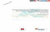 Estimation du potentiel géothermique des réservoirs ...infoterre.brgm.fr/rapports/RP-55729-FR.pdf · Méthode de calcul de la ressource disponible.....23 4. Évaluation du potentiel