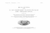 BULLETIN - academie-medecine.fr · 2006 — Tome 190 — Décembre — No 9 BULLETIN DE L’ACADÉMIE NATIONALE DE MÉDECINE publié par MM. Jacques-Louis B , Secrétaire perpétuel
