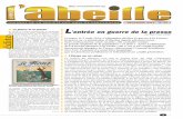 DÉCEMBRE 2013 N° 25 L’entrée en guerre de la pressestart1g.ovh.net/~panckouc/Abeille/Abeille25.pdf · Réplique à l’effort d’armement allemand, ... de Zeppelins, les insultes