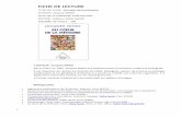 FICHE DE LECTURE - sd80b350fd15c161c.jimcontent.com · 1 FICHE DE LECTURE TITRE DU LIVRE: Au cœu de la mémoie AUTEUR: Jacques NINIO DATE DE LA PREMIERE PUBLICATION: EDITION: Editions