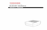 TOSHIBA Barcode Printer B-EV4T SERIES · “Cet appareil numérique de la classe B respecte toutes les exigences du Règlement sur le matériel brouilleur du Canada.” (for CANADA