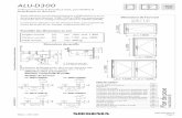 ALU-D300 · Diagramme pour ouvrants de 300 kg (épaisseur de verre en mm sans lame d'air) Epaisseur de verre de 24 mm (correspond à 60 kg/m2)