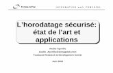 L’horodatage sécurisé: état de l’art et applications · Network working group, RFC 3275, Mars 2002. ETSI Technical Committee Security (SEC), « XML Advanced Electronic Signatures