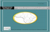 PRÉSENTATION LA BONNE GOUVERNANCE AU RWANDA … · 1 Avant-Propos J’ai le plaisir de vous soumettre ce projet de recherche pour une analyse innovante de la bonne gouvernance au