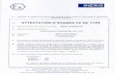 CE ATEX...Tia_B FR.pdf · cadre de l'activité de certification de produits et services (portée disponible sur ) certifie que cet appareil ou système de protection répond aux Exigences