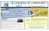 L’info-familles - maisonfamillegranit.com · Plusieurs avantages à être membre de la Maison de la Famille du Granit! Emprunts gratuits de documents en lien avec la parentalité
