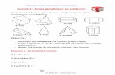 activité 1- formes géomètriques sur solidworks · ACTIVITE SUPPLEMENTAIRE SOLIDWORKS "activité 1- formes géomètriques sur solidworks" Ci-dessous les formes géométriques simples