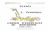 PCEM1 1. Protéines - aristote.datacenter.dsi.upmc.fraristote.datacenter.dsi.upmc.fr/disc/PCEM1/ED/1_Proteines_2006-07.pdf · 4.4 Problème de révision ....……..... 18 5. ...