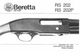 Beretta RS202 RS202P Manual - indaginibalistiche.it · CROSSE tavec anneau de brete//e) DEVANT BOIS TIGE TUBE-MAGAS/N BOUCHON DE TUBE-MAGAS/N BOUCHON (avec de brete/lej . Fig, la