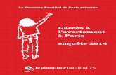 L’accès à l’avortement à Parisparis.planning-familial.org/sites/75/files/acces_a_livg_a_paris... · Un des objectifs du Planning familial est « d’écouter et orienter pour