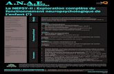 La NEPSY-II : Exploration complète du fonctionnement ... · test : Psychologues, neuropsychologues, ergothérapeutes, ... Toulouse - Activité Libérale - Cabinet Neuropsy-Enfant