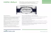 HRI-Mei Module sortie impulsionnelle et protocole M-Bus pour · Module sortie impulsionnelle et protocole M-Bus pour compteurs d’eau industriels HRI-Mei Description HRI-Mei est