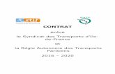 CONTRAT - iledefrance-mobilites.fr · CONTRAT entre le Syndicat des Transports dIle-de-France et la Régie Autonome des Transports Parisiens 2016 – 2020