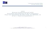 UC4 Brevet Professionnel JEPS Activités Aquatiques et de ...iledefrance.ffnatation.fr/rsc/1592/fichiers/dossiers/5043.pdf · Congé Individuel de Formation Organisme financeur sollicité