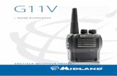 G11V - midlandintercom.fr G11V.pdf · Roger Beep (Tonalité de fin de transmission) A chaque fin de transmission ( PTT ), le BASE CAMP émet un bip audio indiquant au correspondant