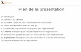 Plan de la presentation - syloe.com · Graphe Zabbix d’évolution des Versions en production avec Jmeter (Version applicative et config système)