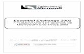 Essentiel Exchange 2003 - isrdoc.files.wordpress.com · Implémentation et gestion de Microsoft Exchange 2003