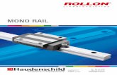MONO RAIL - Haudenschild · Longueurs de rails disponibles jusqu‘à 4.000 mm (157,5 in) (voir Code de commande tab. 31)