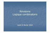 Revisions logique combinatoire - Académie de Caensti.discip.ac-caen.fr/sites/sti.discip.ac-caen.fr/IMG/pdf/... · Fonctions logiques de base Georges BOOLE Algèbre de Boole : relations