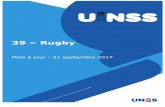 39 – Rugby - unss.org · Page 6sur 31 21septembre 2017 Championnats de France UNSS Équipes d’Établissement Rugby à 7 minimes G et F et cadets Précisions spécifiques