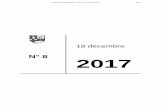N° 8 2017 - duttlenheim.fr · 13 310 0ha15a90ca P HART UAi 1046 0 544 TOTAL en m² 1046 0 544 Considérant le montant de l’indemnisation à hauteur de 1€/m² pour les terres