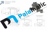Doseur D13 - Palamatic Process .1236 hors tout - version standard 514 hors tout 1075 hors tout (sans