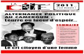 “Le Journal qui fait bouger le Cameroun” Numéro 72 ... · Ronald Reagan, Georges Bush, Bill Clinton, Georges Walter Bush, soit ... 1er Vice-Président de l'Assemblée Nationale