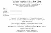 V - atm.tondeur.free.fratm.tondeur.free.fr/2018/BullAdhesionATM2018.pdf · Bulletin d'adhésion à I'A.T.M. 201 et d'abonnement au semestriel : "Déshabillez-moi" Statuts de l'association