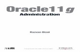 Oracle11g - Librairie Eyrolles · Oracle ; il faut prendre soin de ne pas stocker des objets utilisateur dans ces deux tablespaces. Lors d’importantes opérations de tri ...