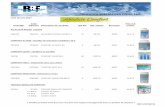 PRODUITS SPÉCIALISÉS POUR SPA - rbfinternational.com · Liste de prix 2017 Code RBF Code fabricant Description des produits Qté bte Qté palette Escompte Prix un $ master CELL