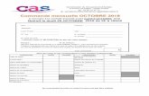 commande OCTOBRE 2018 - cas-agglodijonnaise.fr · + inscrire votre n° de carte CAS au dos de votre chèque ... CAMPAGNE DE France, DANONE ... FLAN VANILLE CARAMEL 2 VACHES X 4