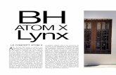 BH - ecycle.fr · BH ATOM XLynx La batterie intégrée délivre une autonomie de 700 WH, ce qui représente en théorie une auto- ... vec 25 000 VAE vendus en 2017 et son expertise