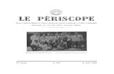 Le Périscope, n° 299, 31 août 1945 - cealex.org · LE PÉRISCOPE Revue et Bulletin Officiel de l'Union Française des Anciens Combattants et Soldats à Alexandrie Siège Social: