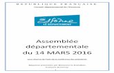 Assemblée Départementale - Lundi 14 Mars 2016rge91.fr/wp-content/uploads/2016/03/Assemblée-Départementale-du... · rapport 2015-01-0041 M. Dominique Echaroux souligne que ce débat